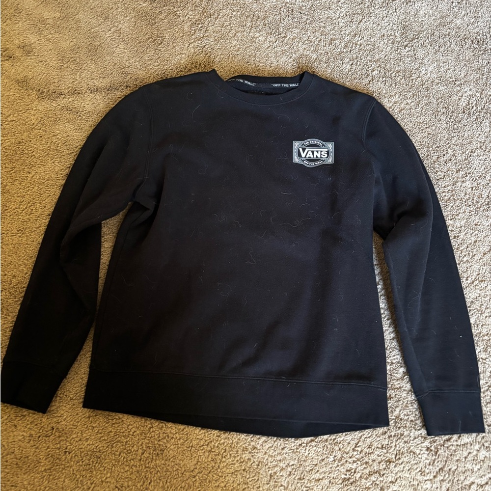 Vans Classic Black Crewneck Sweater for Men